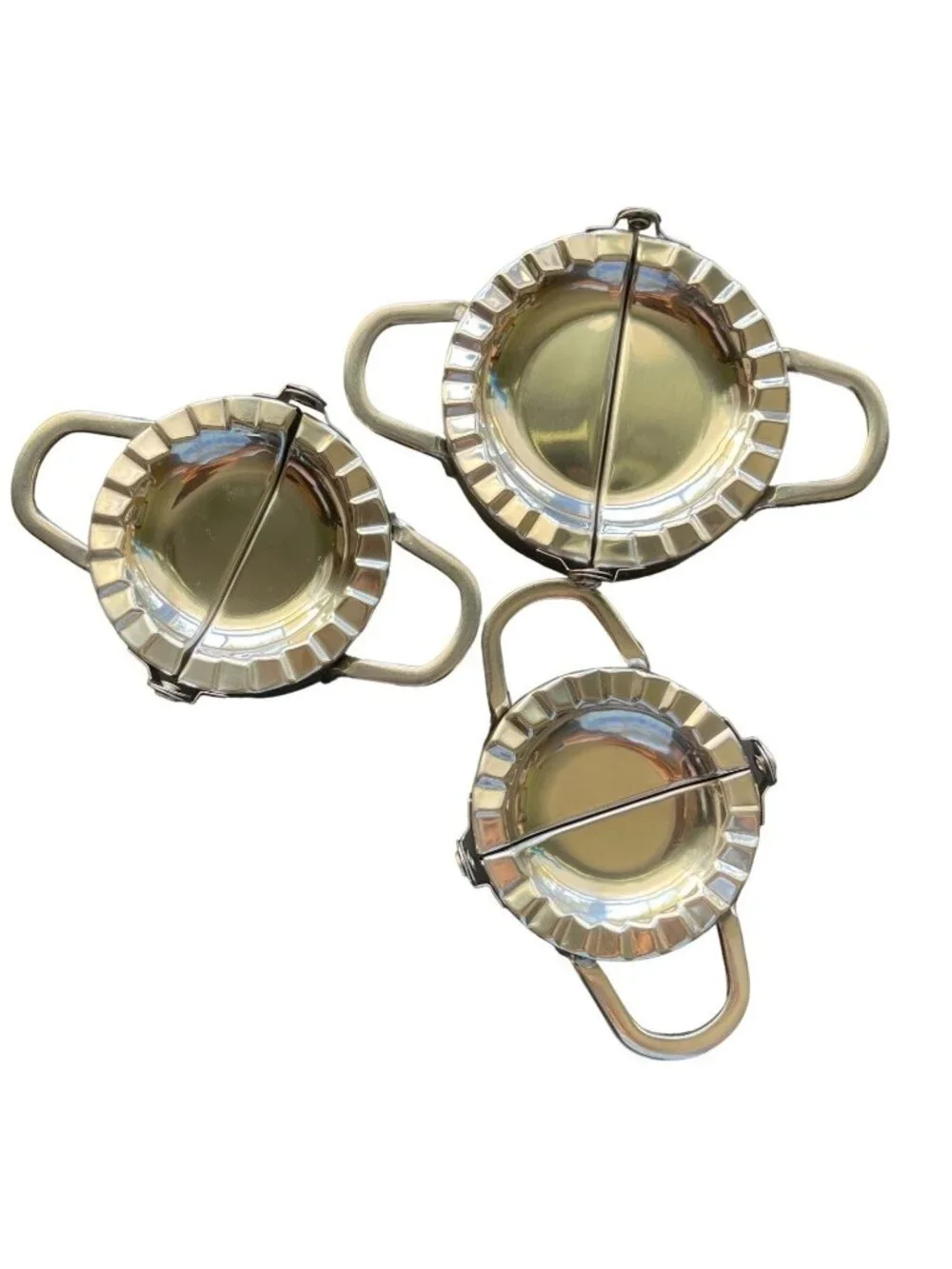 Ming Tsai 3 Piece Dumpling Maker Set by Simply Ming Metal NEW